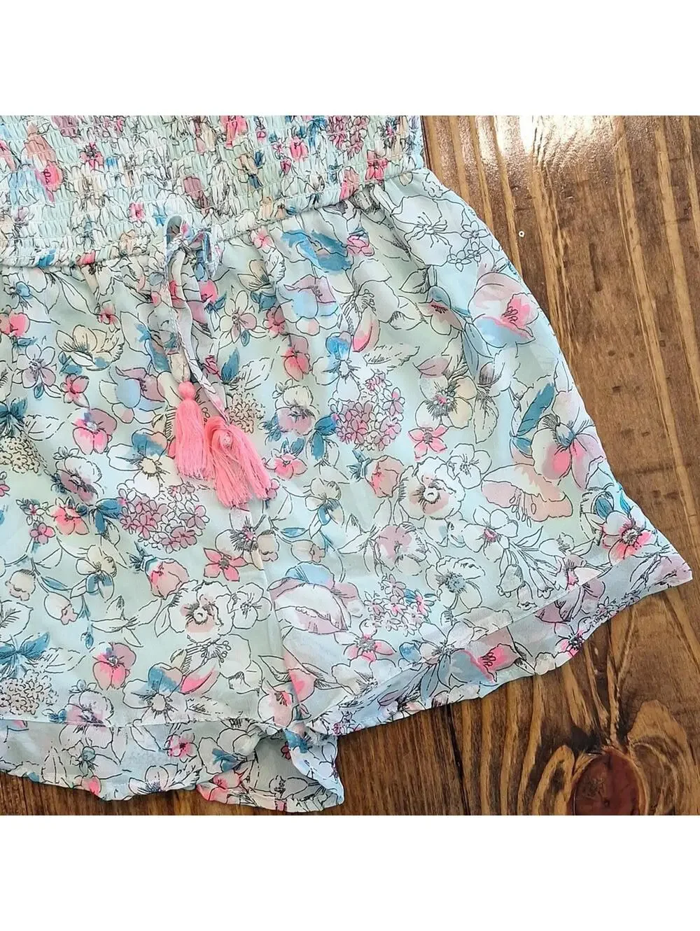 Nwt JapnaKids Floral Romper Size 7